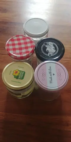 lot de pots en verre