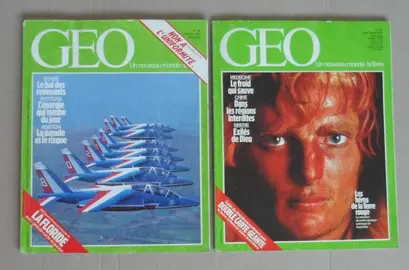 4 Magazines Geo 1983