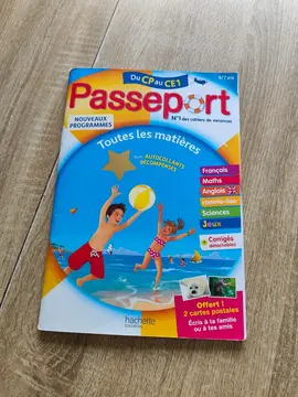 cahier de vacances