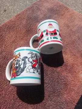 2 mugs hiver Noël