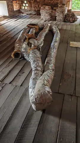 conduit d'air chaud isolé pour poêles/incert