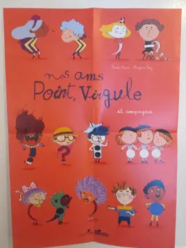 Poster "Nos amis point virgule" (ponctuation)