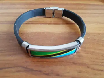Bracelet avec la drapeau de la Tanzanie