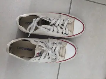 converse blanches femme taille 37