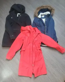 lot manteaux fille 9/10/12ans