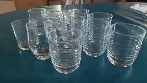 verres à eau