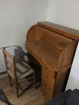 secrétaire en pin
