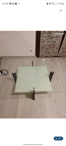 table basse en verre