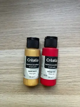 Lot de deux tubes de peintures