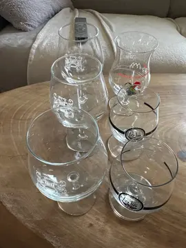 Lot de 6 verres à bierre