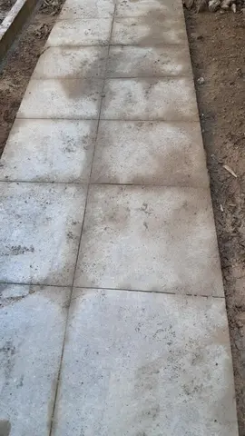 dalle beton decoupée