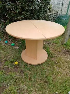 table ronde é bois