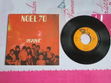 Vinyle SP 45T Poppys Noël 70 / Non, je ne veux pas faire la guerre