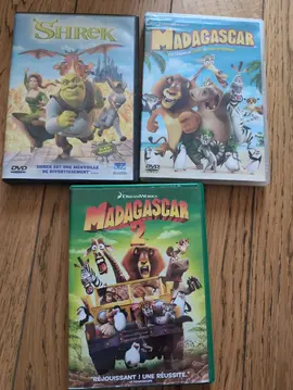 Lot de 3 DVDs enfant DreamWorks