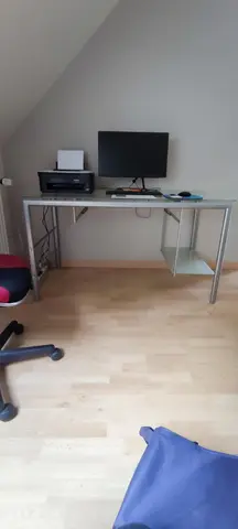 bureau plateau verre