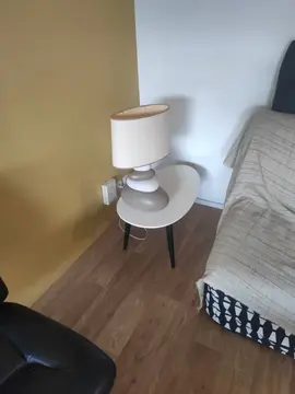 Table basse + lampe