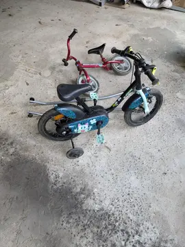 draisienne et vélo enfant