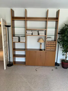 meuble haut type bibliothèque ouverte