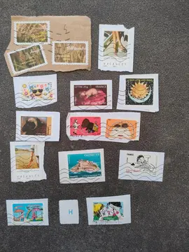Timbres français lot H