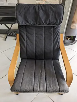 Fauteuil "Poang" Ikéa noir