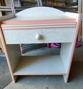 Table chevet en bois