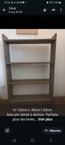 etagere pin 120x80x20