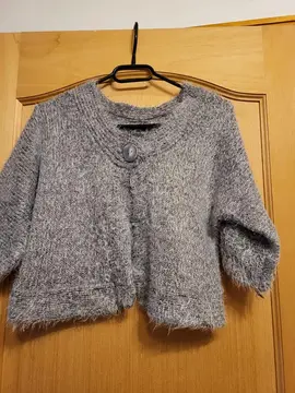 gilet court manches courtes taille 38