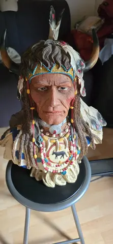 Buste amérindien