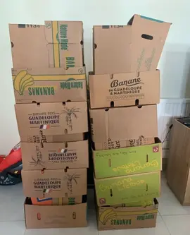 Cartons « bananes »