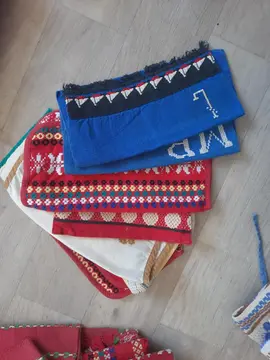 donne lot de portes serviettes en tissus