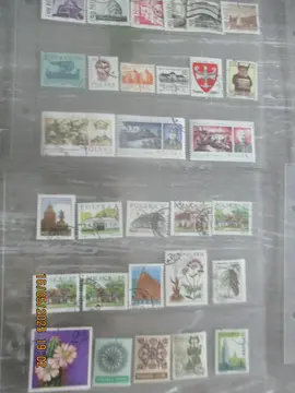 30 timbres oblitérés de Pologne