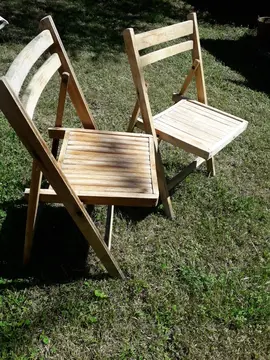 chaises en bois