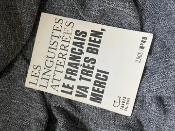 Le français va très bien, merci