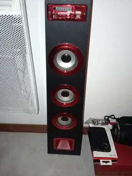 enceinte bluetooth colonne contre aide alimentaire