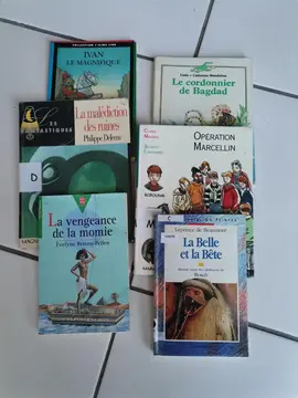 6 livres enfant ouvado poche