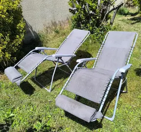 Chaise longue de jardin