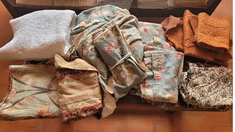 Pour loisirs créatifs : chutes de tissus