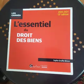 livre droit des biens