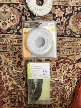 cables ADSL & HDMI sous blister