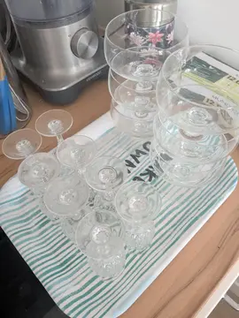 Lot de verres à pied