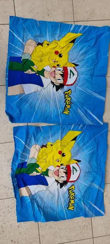 2 taies d'oreiller pokemon