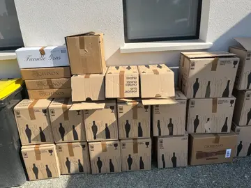 cartons pour bouteilles