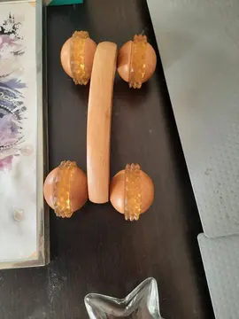 Donne roue de massage en bois