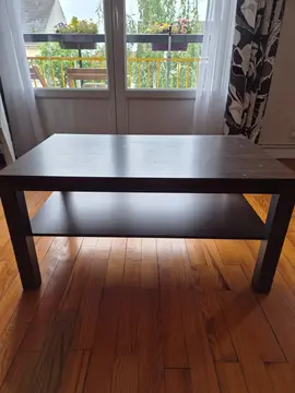 table basse Ikea marron