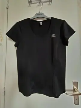 Tee-shirt de sport noir "Oxylane" Taille 40