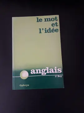 Livre vocabulaire Anglais
