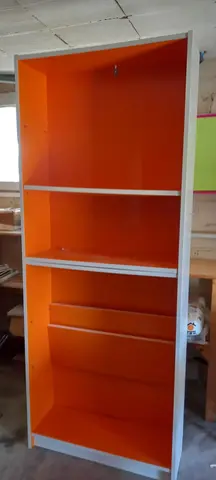 bibliothèque idéale orange