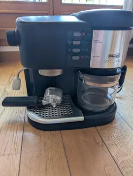 Combiné Delonghi BCO250F : cafetière expresso+ percolateur