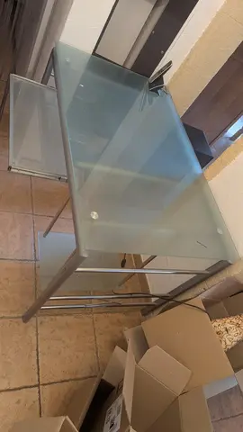 bureau en verre