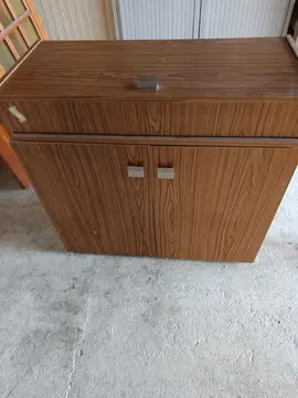 meuble rangement avec planche à repasser